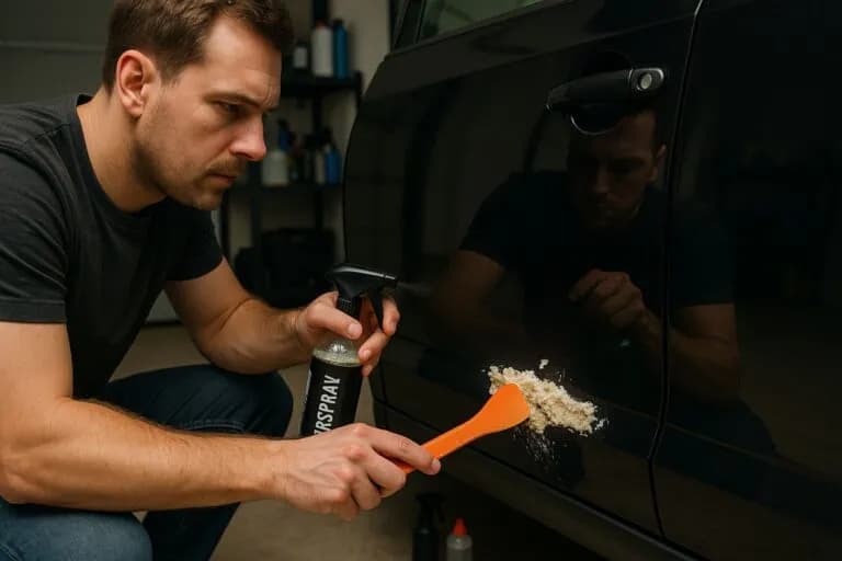Skuteczne sposoby na to, czym usunąć piankę montażową z lakieru samochodowego